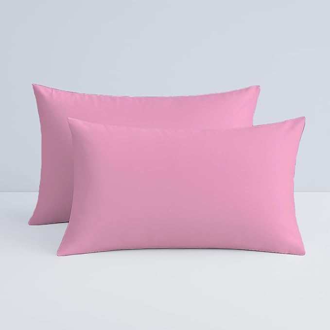 Pillow Cases pack of 2 Black Pillow Covers 50X75CM Hotel Quality Poly Cotton