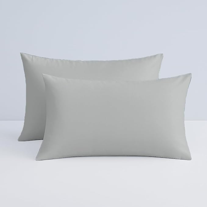 Pillow Cases pack of 2 Black Pillow Covers 50X75CM Hotel Quality Poly Cotton