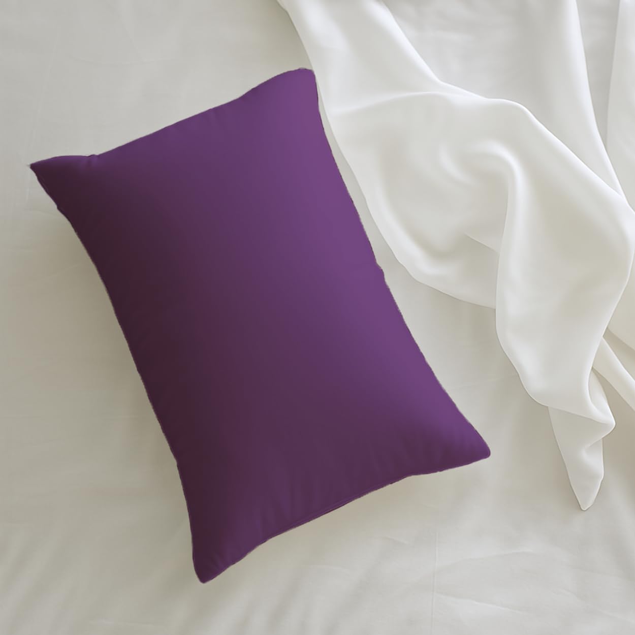 Pillow Cases pack of 2 Black Pillow Covers 50X75CM Hotel Quality Poly Cotton