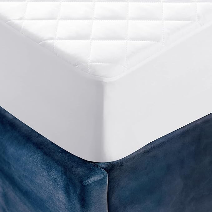 Extra Deep Quilted WATERPROOF Mattress Protector Fitted Bed Cover Anti Allergic