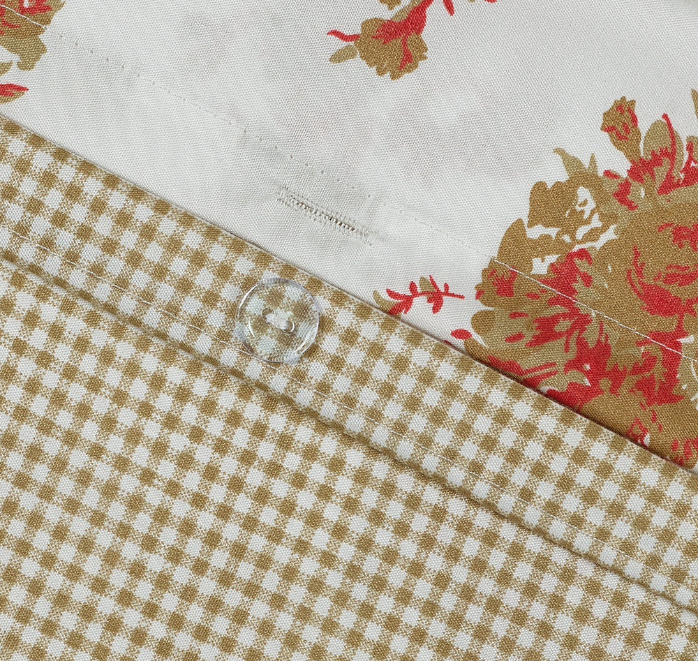 Breathable Microfibre Quilt Duvet Cover Set With Fitted Sheet and Pillow Case – Complete Bedding Set