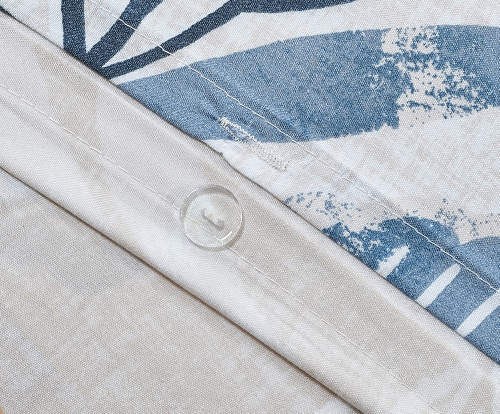 Breathable Microfibre Quilt Duvet Cover Set With Fitted Sheet and Pillow Case – Complete Bedding Set