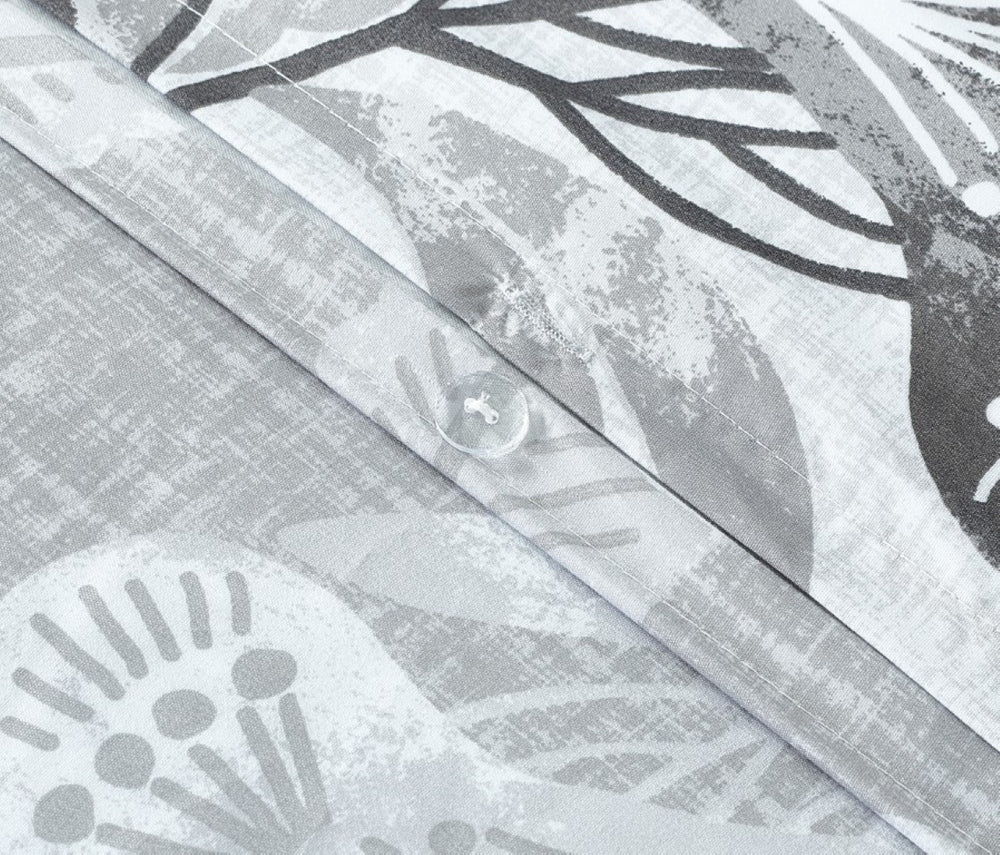 Breathable Microfibre Quilt Duvet Cover Set With Fitted Sheet and Pillow Case – Complete Bedding Set