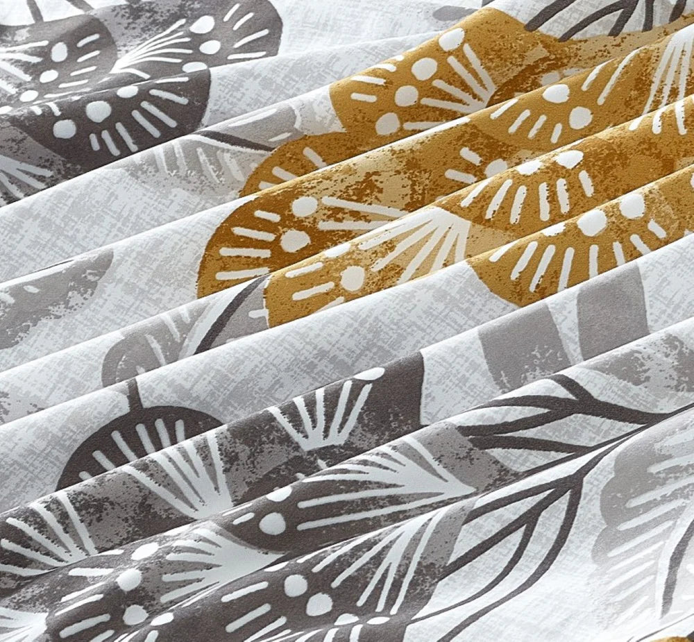 Breathable Microfibre Quilt Duvet Cover Set With Fitted Sheet and Pillow Case – Complete Bedding Set