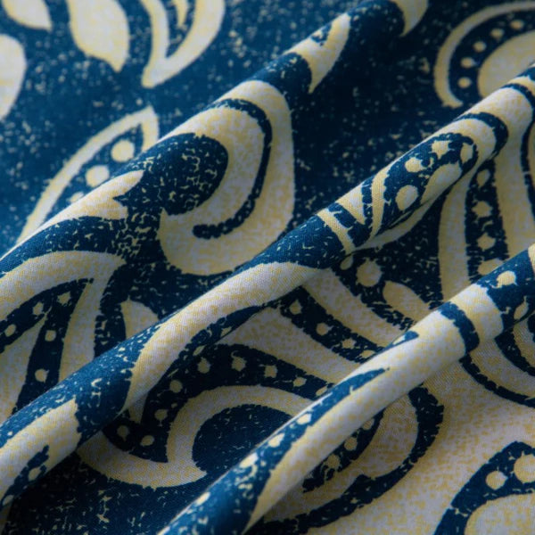 Breathable Microfibre Quilt Duvet Cover Set With Fitted Sheet and Pillow Case – Complete Bedding Set