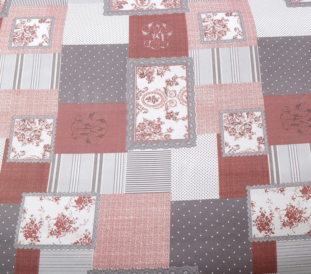 Breathable Microfibre Quilt Duvet Cover Set With Fitted Sheet and Pillow Case – Complete Bedding Set