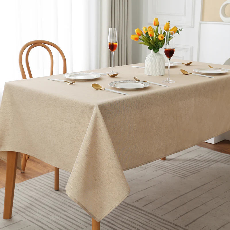 Home Decorative Glitter Dinning Table Cover Protector Tablecloth