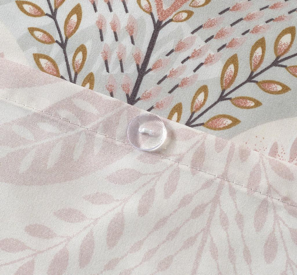 Breathable Microfibre Quilt Duvet Cover Set With Fitted Sheet and Pillow Case – Complete Bedding Set