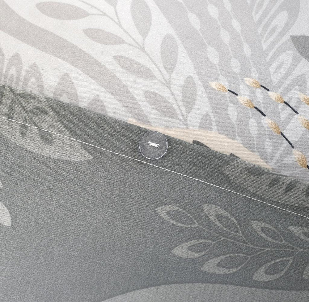 Breathable Microfibre Quilt Duvet Cover Set With Fitted Sheet and Pillow Case – Complete Bedding Set