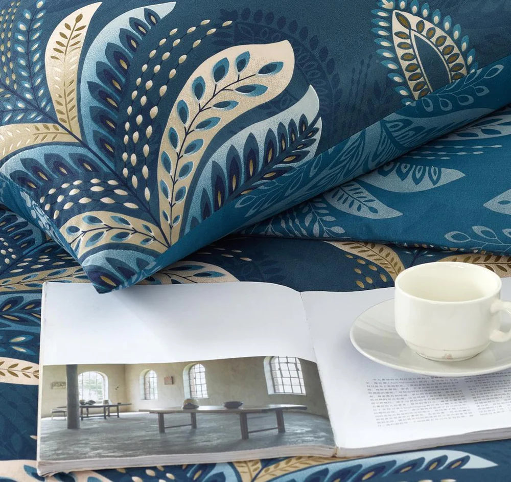 Breathable Microfibre Quilt Duvet Cover Set With Fitted Sheet and Pillow Case – Complete Bedding Set