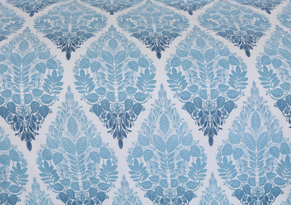 Breathable Microfibre Quilt Duvet Cover Set With Fitted Sheet and Pillow Case – Complete Bedding Set