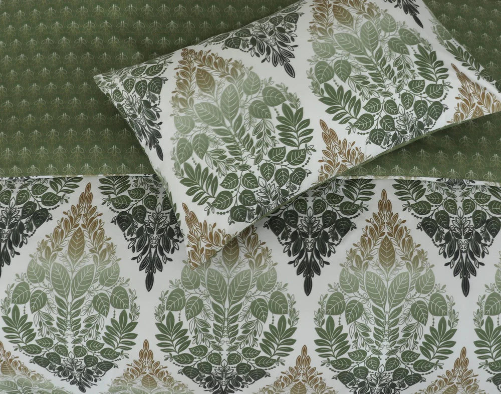 Breathable Microfibre Quilt Duvet Cover Set With Fitted Sheet and Pillow Case – Complete Bedding Set