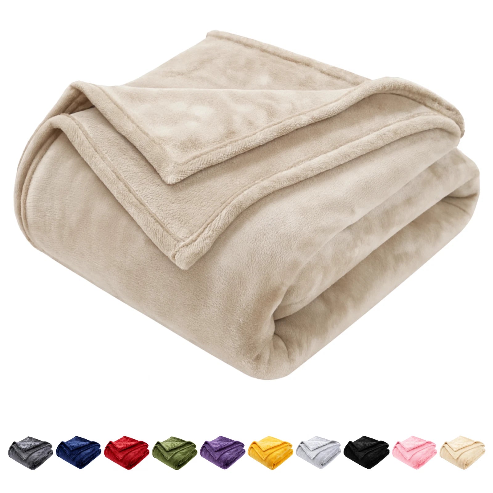 Fluffy Fleece Blanket Single, Double, King & Super King