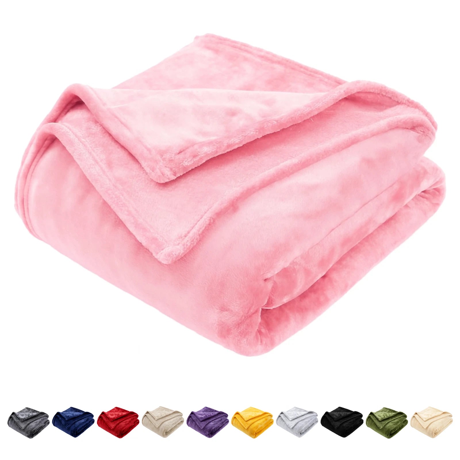 Fluffy Fleece Blanket Single, Double, King & Super King