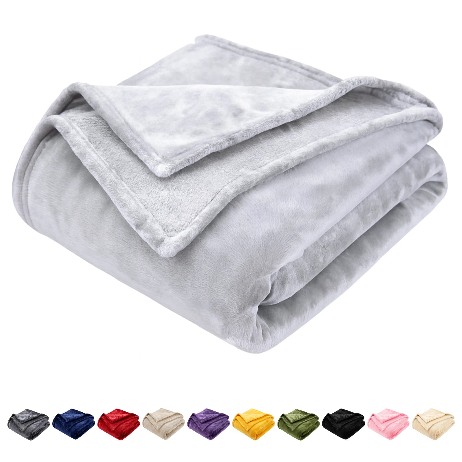 Fluffy Fleece Blanket Single, Double, King & Super King