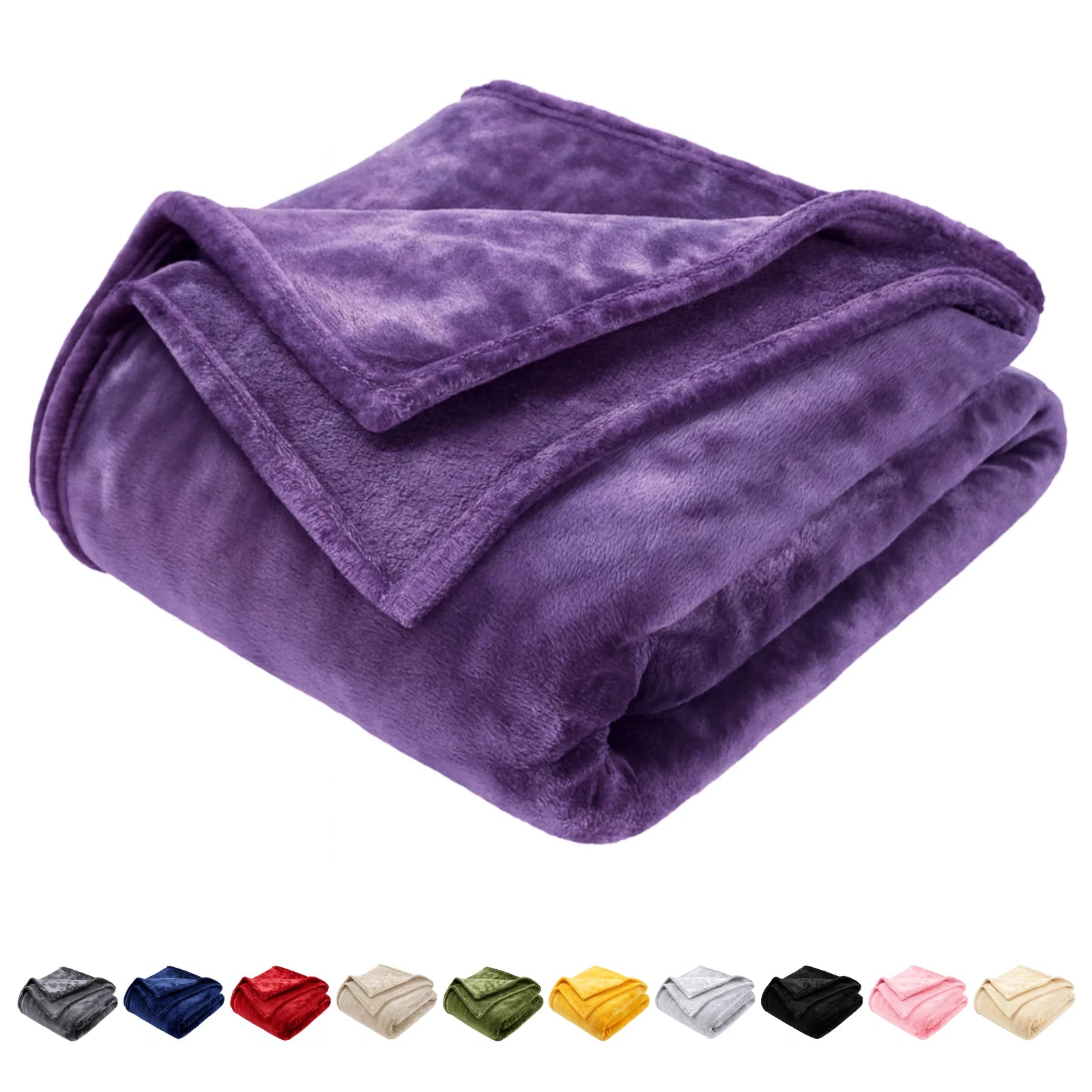 Fluffy Fleece Blanket Single, Double, King & Super King