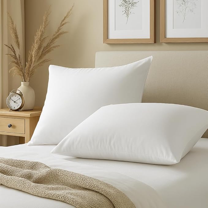 Pillow Cases pack of 2 Black Pillow Covers 50X75CM Hotel Quality Poly Cotton