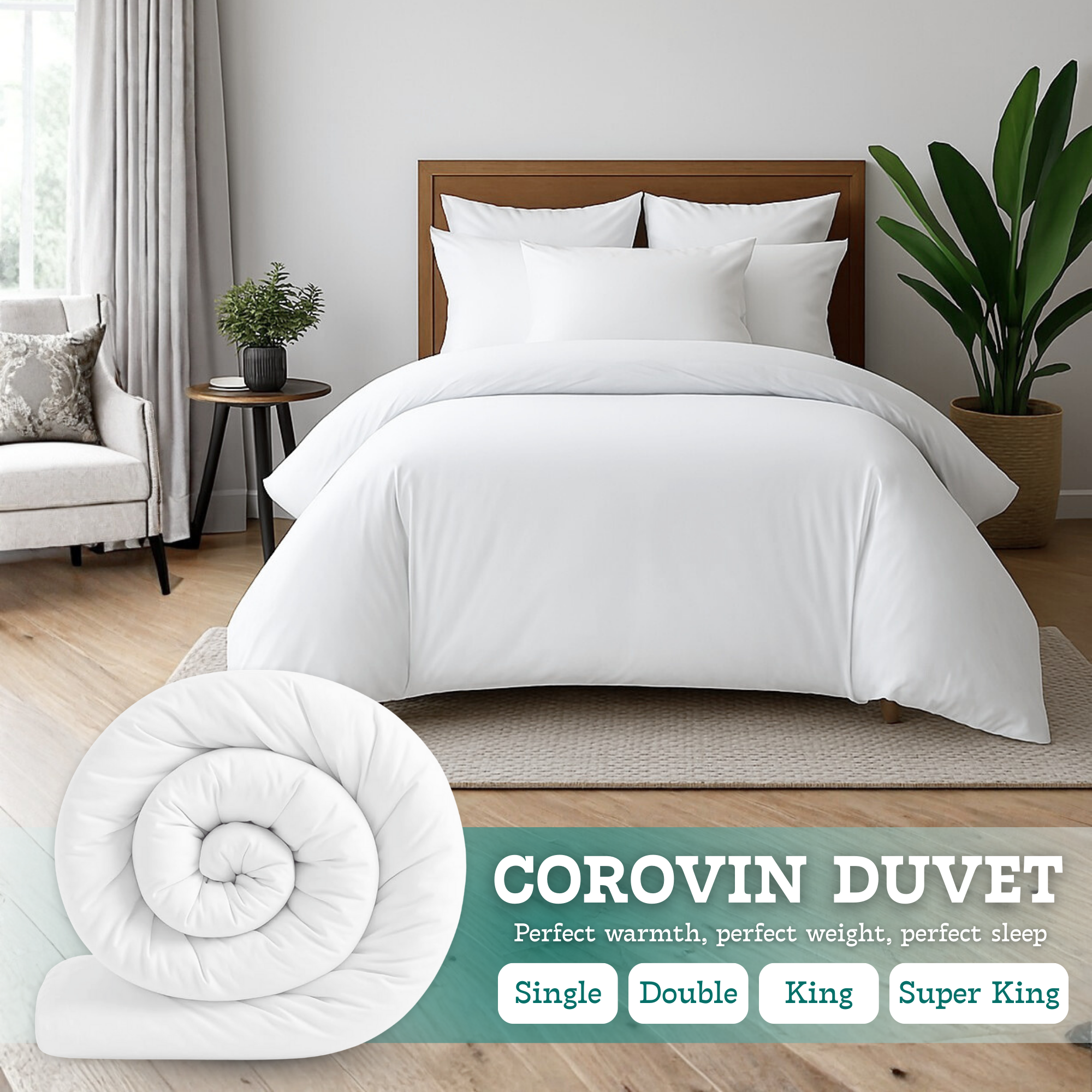 Premium Corovin Duvet – Lightweight, Breathable & All-Season Comfort