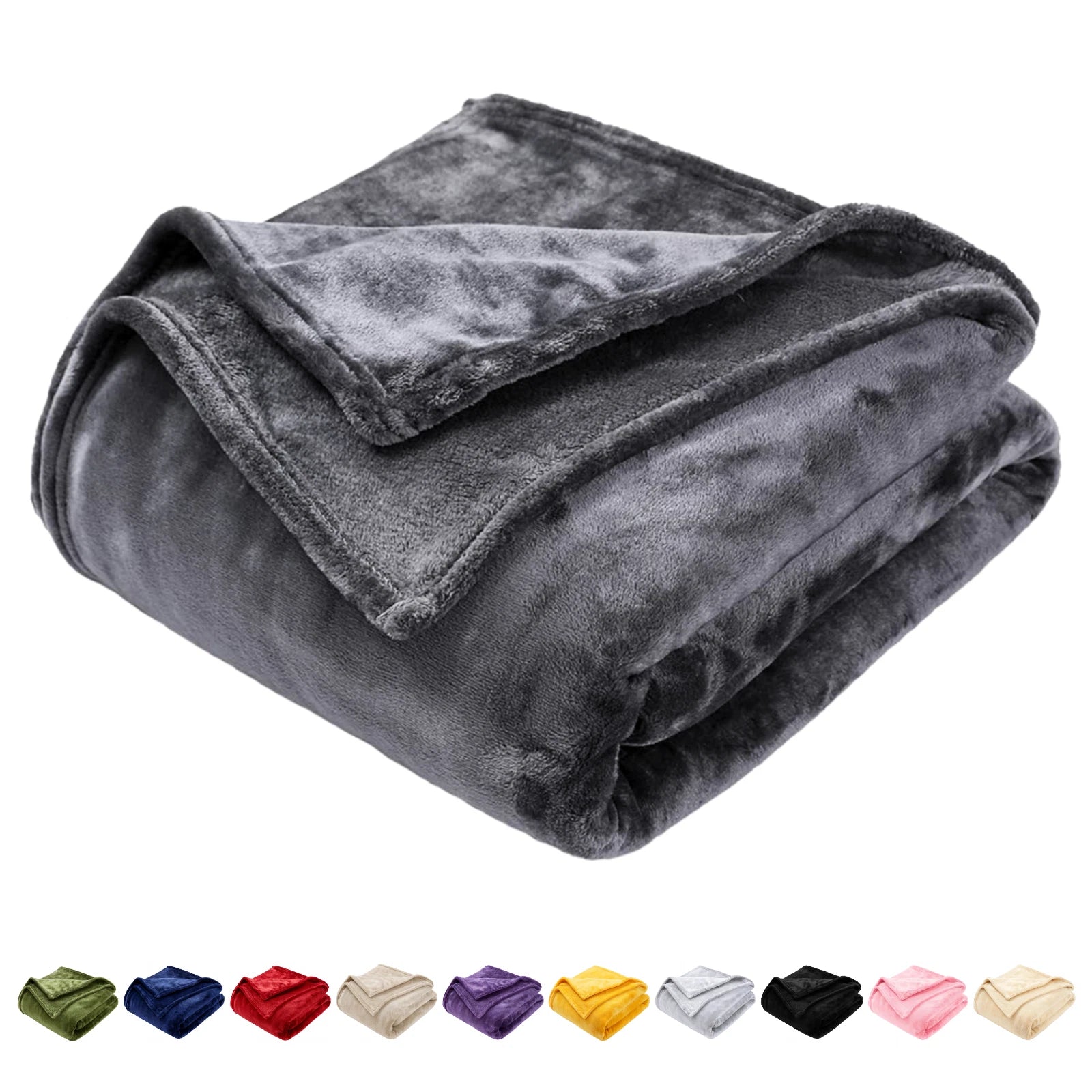 Fluffy Fleece Blanket Single, Double, King & Super King