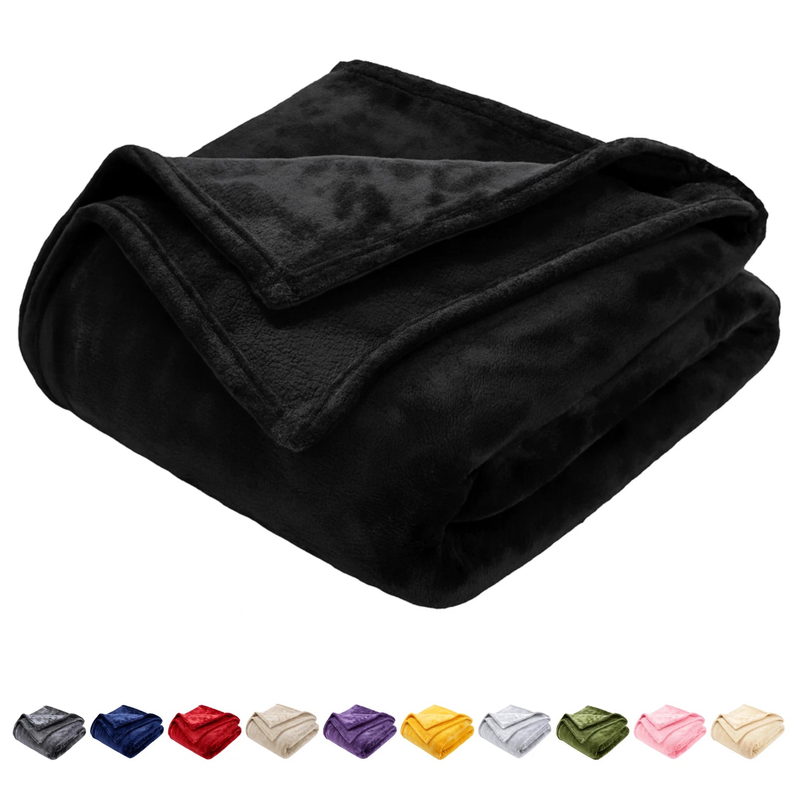 Fluffy Fleece Blanket Single, Double, King & Super King